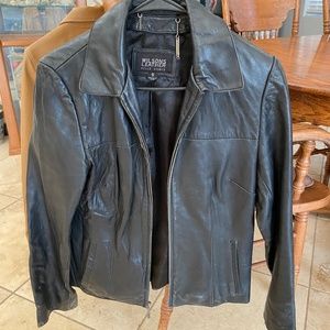 Wilson Ladies Black Leather Jacket